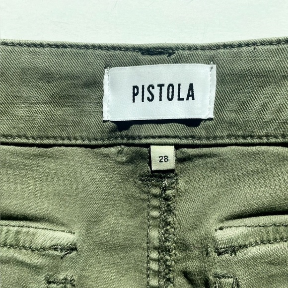 Pistola Olive Green Cropped Jean - Picture 8 of 9